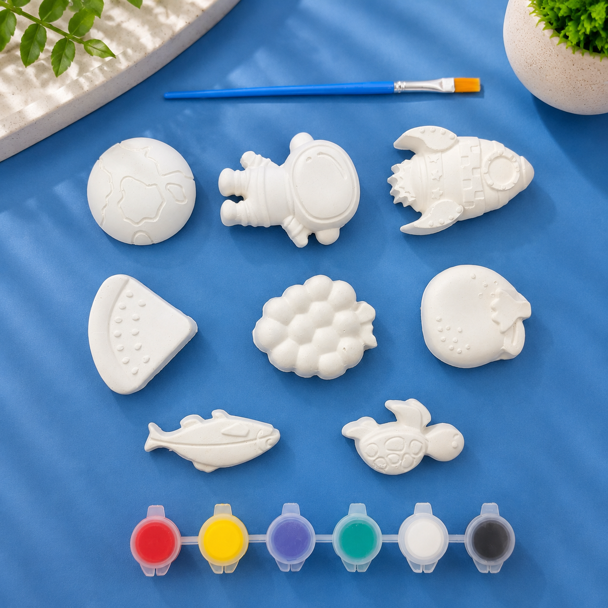 Space & Sea Mega Paint-Your-Own Kit (8-Piece)