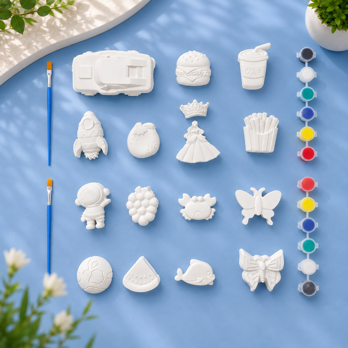 Mega Mix Paint-Your-Own Kit (16-Piece)