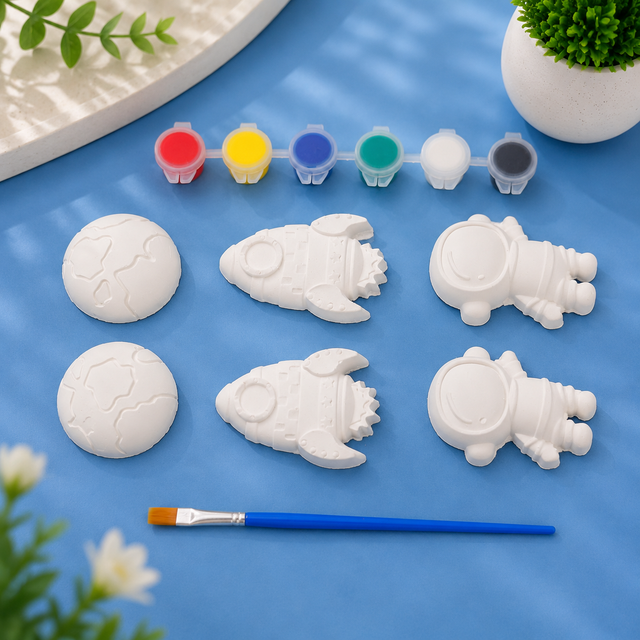 Space Explorer Duo Paint-Your-Own Kit (6-Piece)