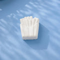 French fries medium ready-to-paint plaster figure on blue background